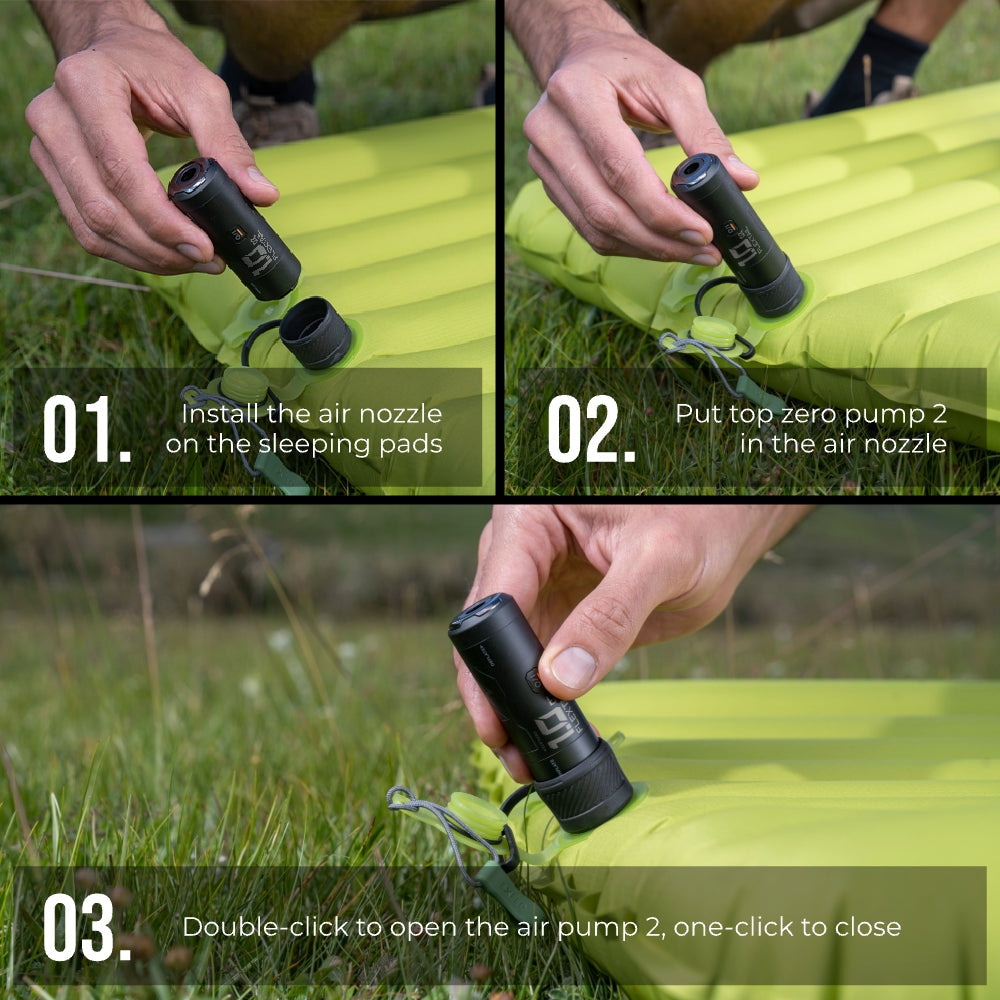 Ultralight 2 Sleeping Pad Pump | Compact Outdoor Inflator