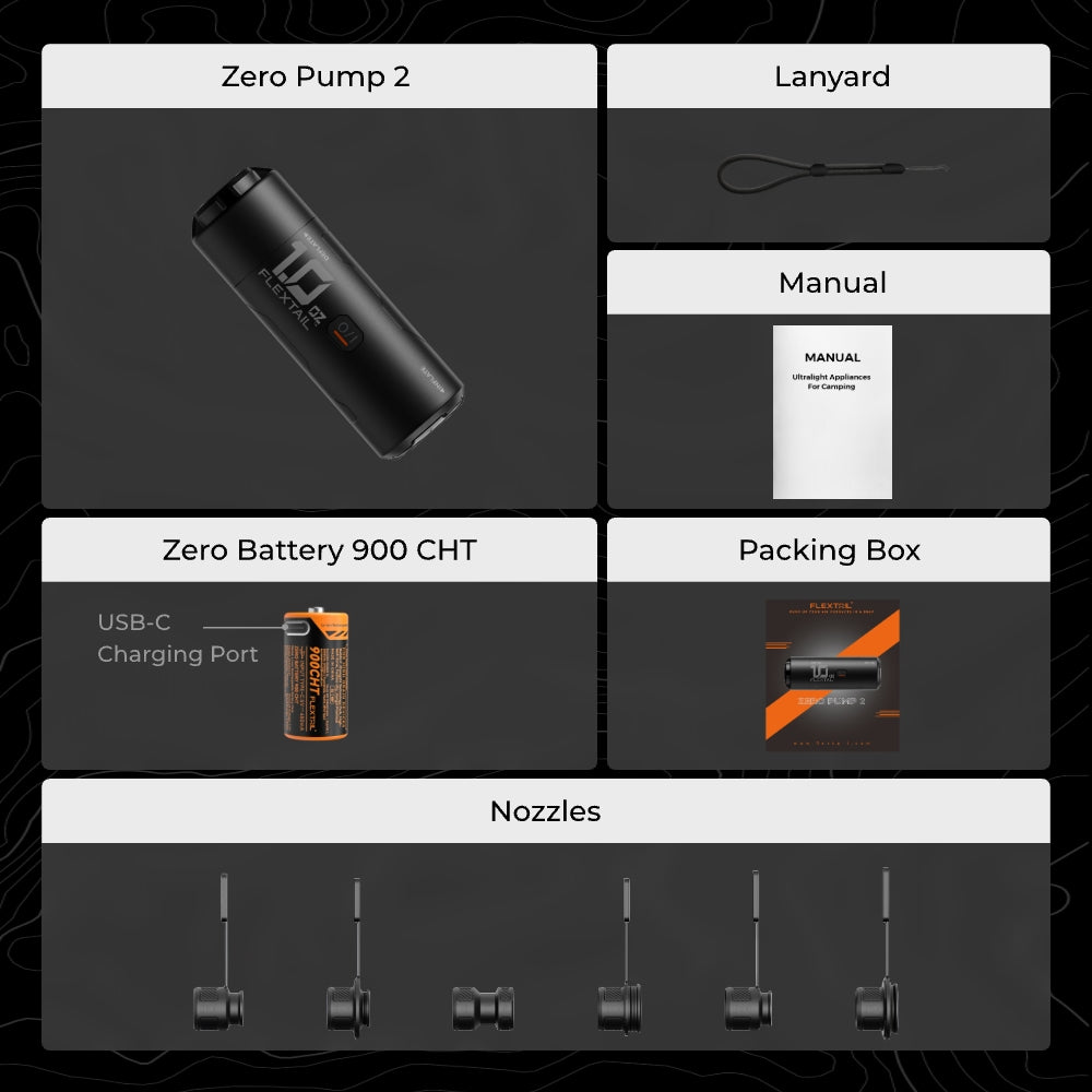 Ultralight 2 Sleeping Pad Pump | Compact Outdoor Inflator