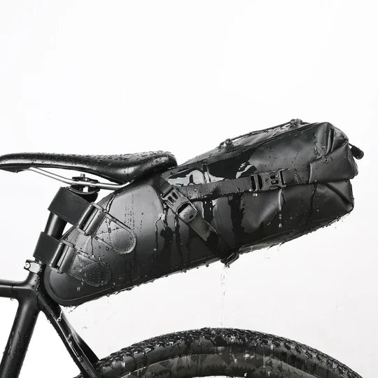 Multifunctional Bike Seat Post Stabilizer | Saddle Bag & Water Bottle Holder Stabilizer